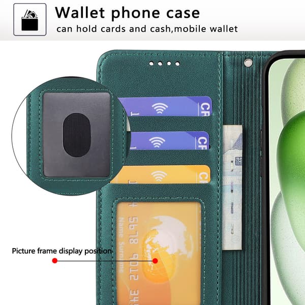 Samsung Galaxy A16 5G Wallet Case - Grøn