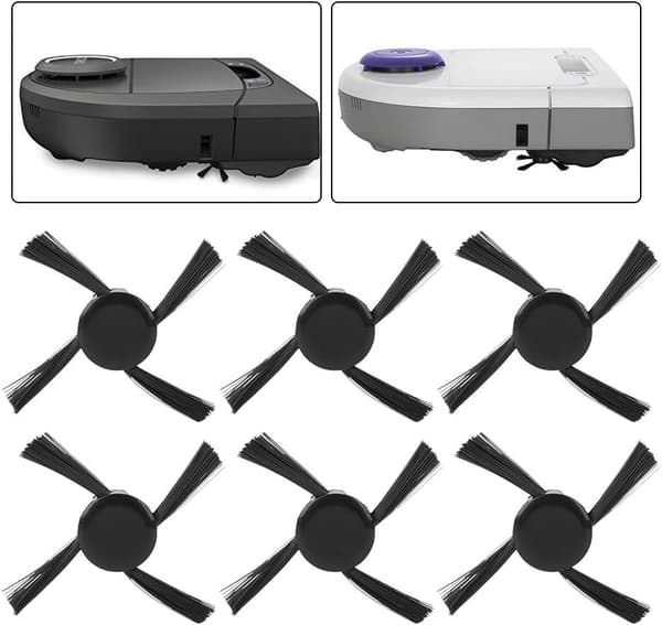 6 st SidoBorstar Passar för Neato Botvac D7 D5 D3 D7500 D8500 D80 Robotdammsugare N0B9
