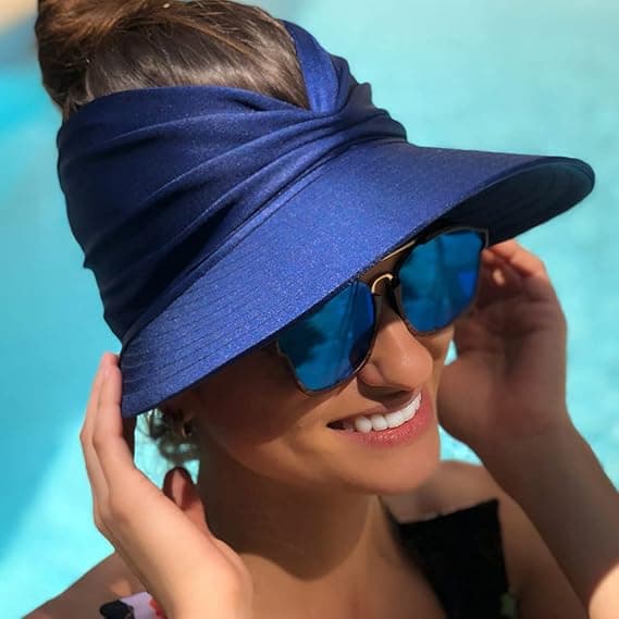 Kvindernes Sports Visor Tom Sol Cap Høj Elastisk Hurtig Tørring Outd