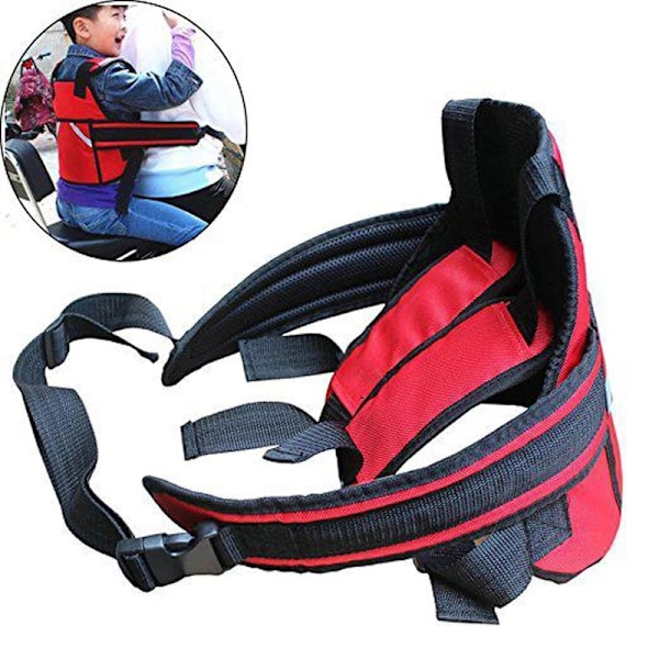 Children Motorcycle Safety Belt Children Motorcycle Safety Strap Seats Belt Electric Vehicle Safety Harness