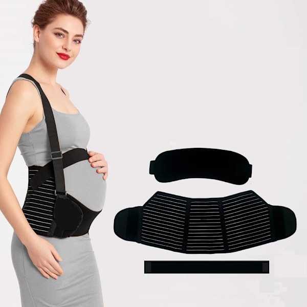 Maternity Bælte, Åndbar Abdominal Binder, Rygstøtte, Mavebånd til P