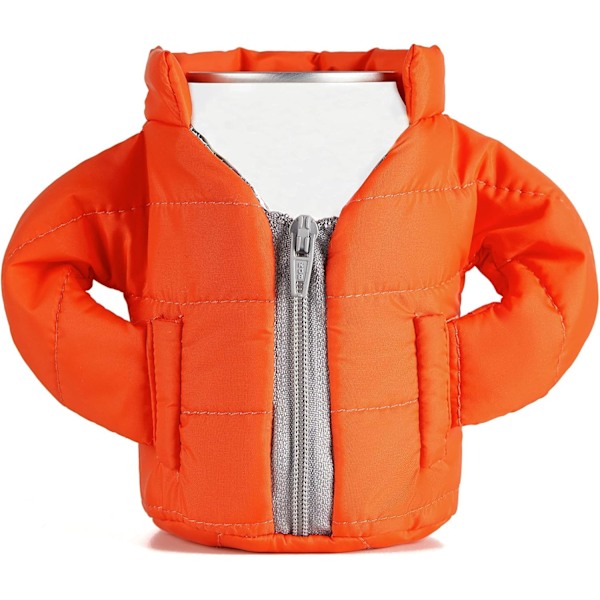 (Orange) Kan Kylare Ärm, Öl Kylare Dryck Jacka Dryck Coolies, Öl Väst Jacka Omslag, Insul