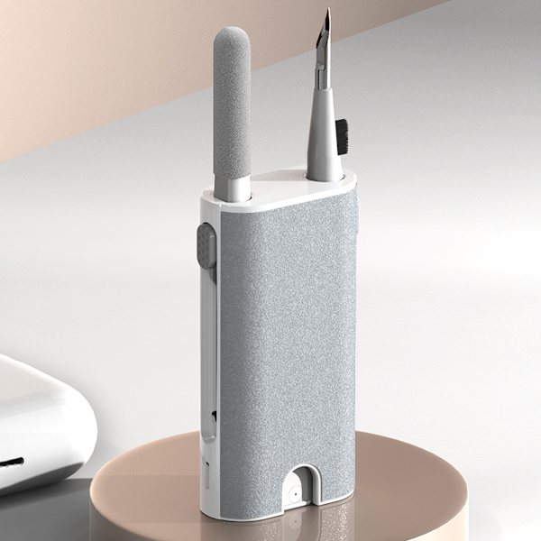Ørepropperensningssæt 3 i 1 Multifunktionel Bluetooth Headset Rengørings Pen Bærbar Mobiltelefon Rengøringsværktøj til Bluet B