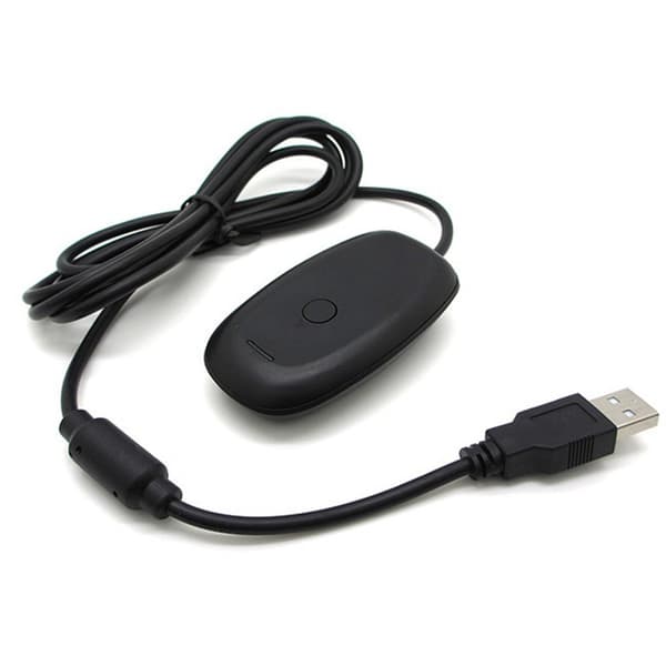 Trådløs USB 2.0 Gaming Receiver Adapter til Microsoft Xbox 360 Desktop PC - Sort -