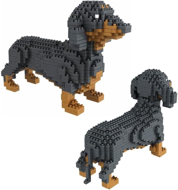 （Julegave）Figur å sette sammen med nanoblocks (stil 6)