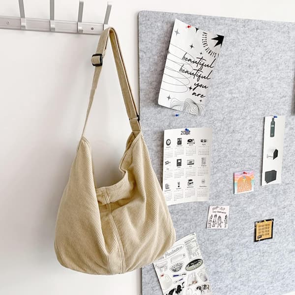 Vit Casual Tote Bag Unisex Handväska Stor Handväska Handväska Mode