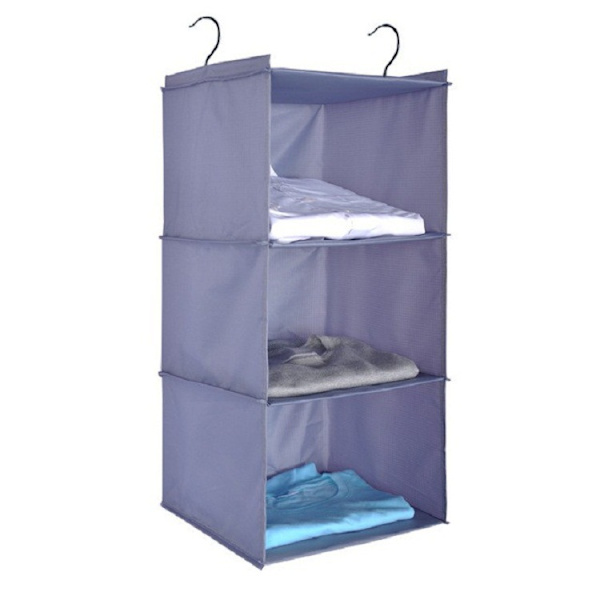 3-osastoinen seinäkaapin järjestäjä, Ti Wardrobe H
