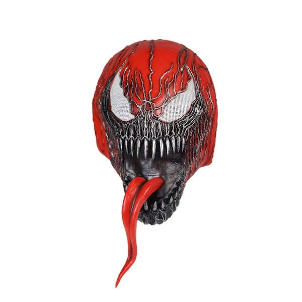 Superhjälte Venom Mask, Läskig Kostym Prank Party Creepy Venom Super Latex Mask för Vuxna Män och Kvinnor