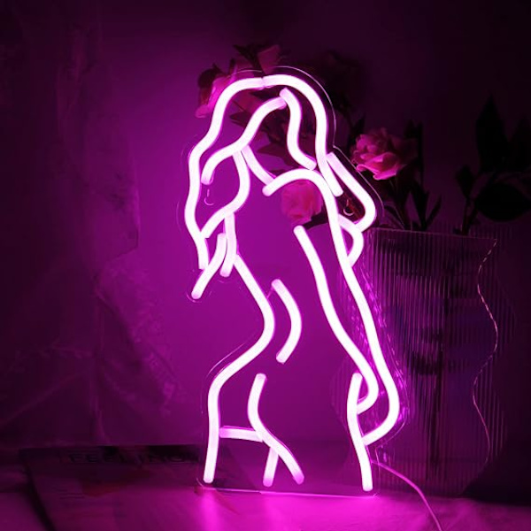 Lady Neon Skylt