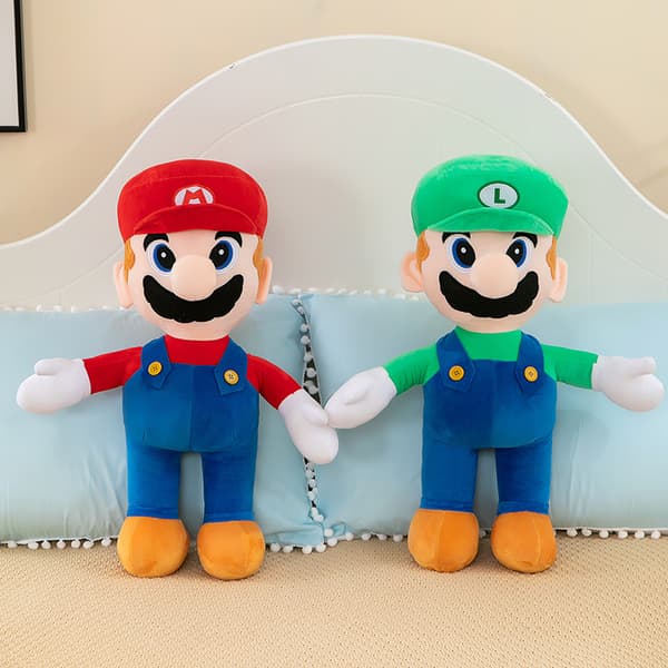 Super Mario plys 40 cm, rød, One Size