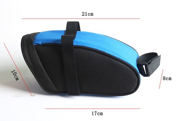 Unisex Voksen Sadel Cykeltaske, Sort, One Size