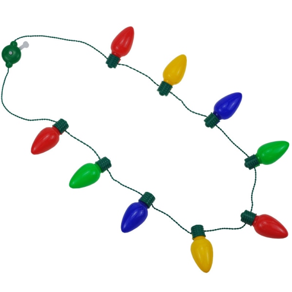 LED Light Up Christmas Bulb Halsband Party Favors Ugly Xmas Party