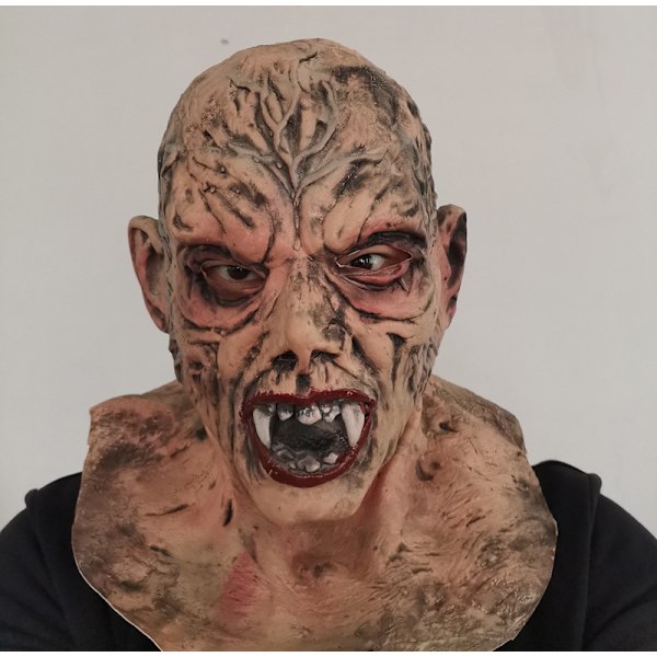 Halloween, Dracula Monster Scary Dead Zombie Creepy Halloween Costume Party Latex Full Head Prop Ad