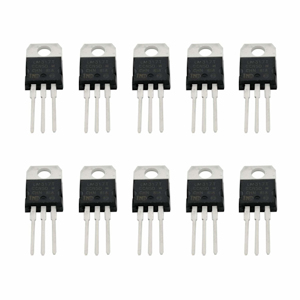 10 stk. LM317T LM317 Justerbar Tre-Terminal Spændingsregulator T