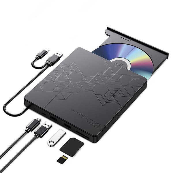 Bærbar DVD-afspiller USB 3.0-brænder eksternt CD-drev til bærbar computer