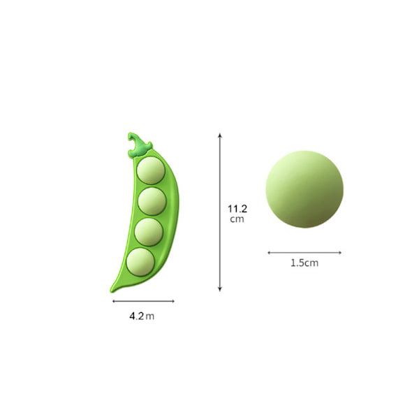 (Polka Dots) Avtagbara kylskåpsmagneter, söta 3D-kylskåpsmagneter, H L
