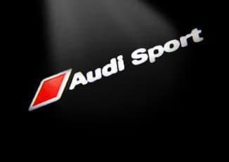 2x LED-kompatible dørlyslogo-projektorer for Audi, stil 4