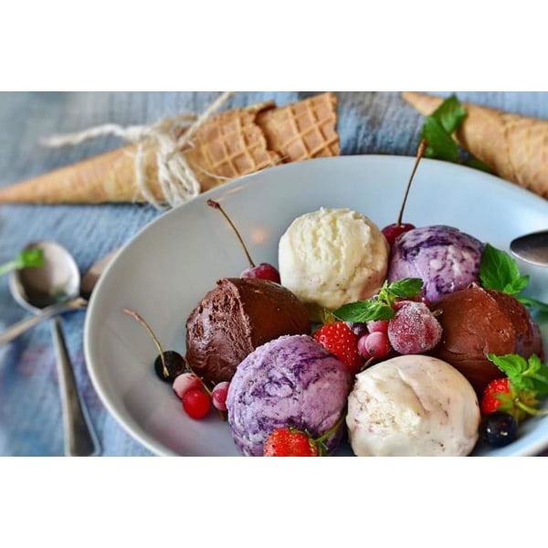 Set med 12 rostfria dessertskedar 15x3,2cm