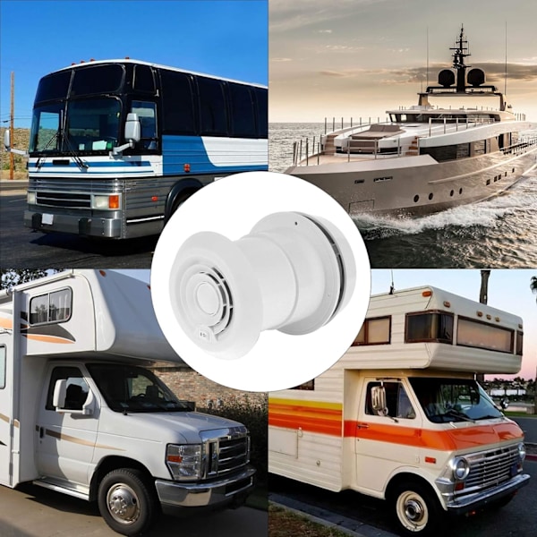 RV-tuuletin, 12 V:n kattotuuletin, hiljainen ilmanvaihto, jäähdytysritilä asuntoautoille, matkailuautoille