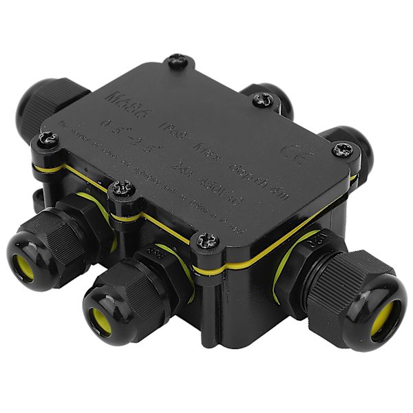 Plastik Samledåse IP68 T100 450VAC 24A UL94V-2 5m Ledningsforbindelse Under Vand