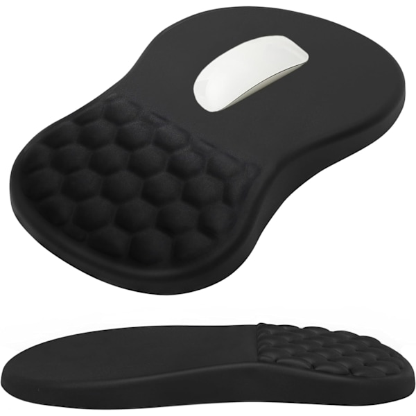 Ergonomisk musematte med håndleddstøtte, musematte med minne skum og