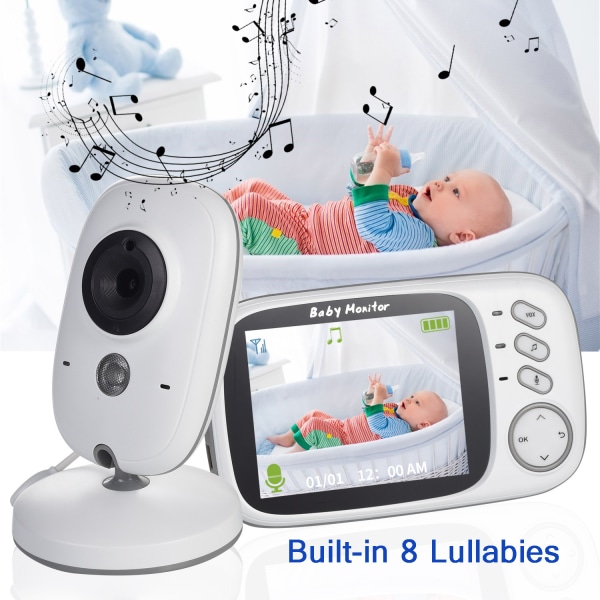 Video- baby digitaalikameralla, digitaalinen 2,4 GHz:n langaton videomonitori