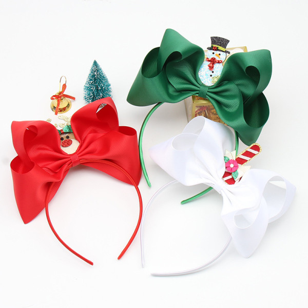 3 st julfest pannband, knutna tecknade pannband för barn