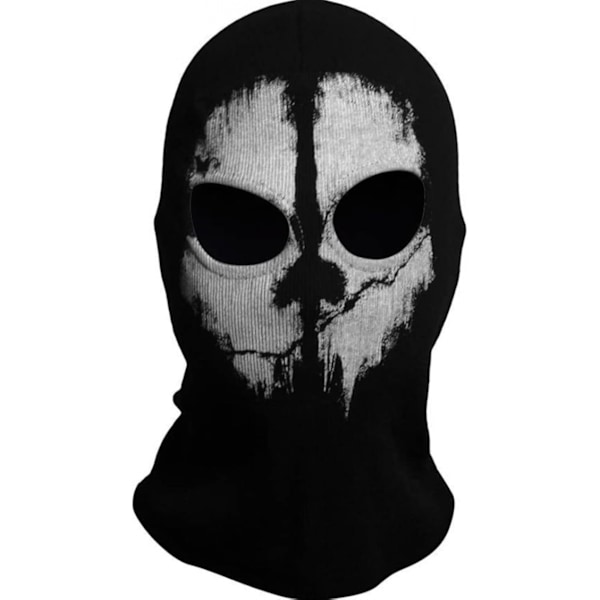 Unisex Ghost Print Strømpemaske God til Krigsspil Halloween Cosplay