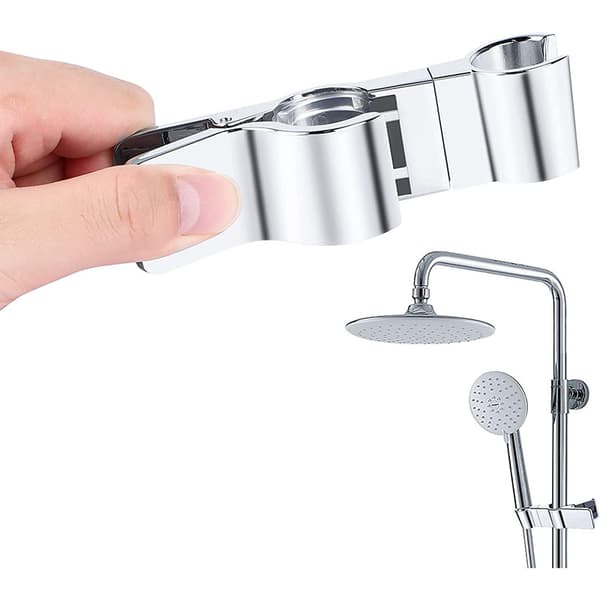 Sølv 18-25MM Dusjhodeholder Ingen Boring Myk Brakett