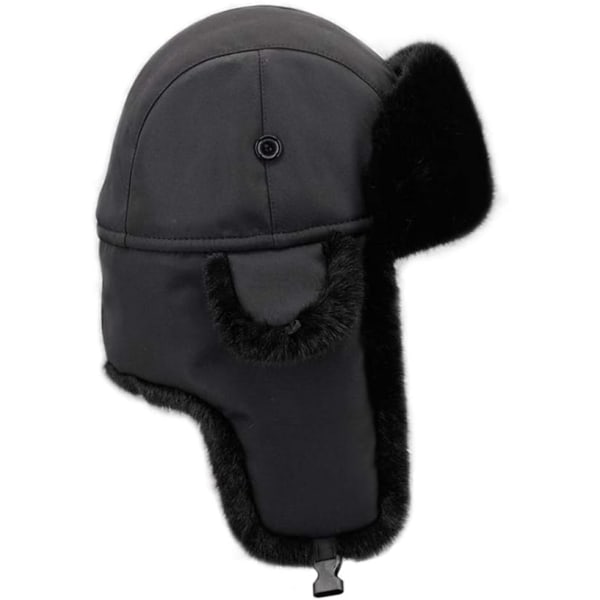 Unisex lämmin Chapka Faux Fur Trapper Hat Ushanka Venäjän metsästys