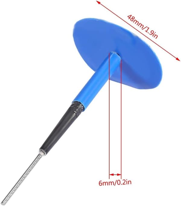 6mm 24stk Universal Slangeløs Dæk Punktering Reparation Svampe til Ca
