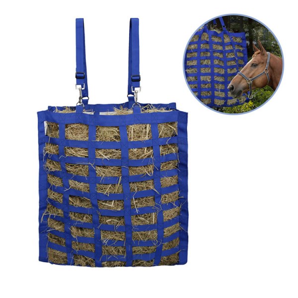 Fyrkantig höhållare för hästar - Slitstark webbing Square Bale Hay Net Slow
