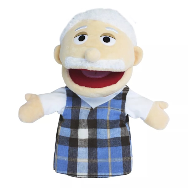 4-pack Familjehanddockor Helkropp Muppet Plysch Leksak Rekvist Barn Berättande Handske Dockor