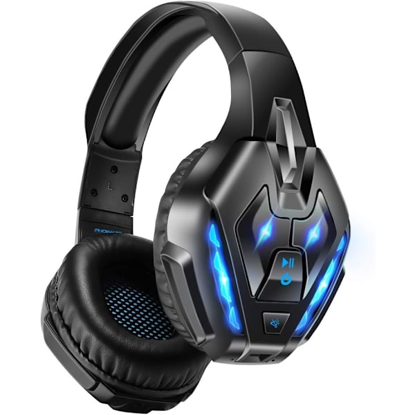 PS5 Gaming Headset for PS4, PC, Switch, Q10 Xbox One Headset med stereolyd, avtakbar