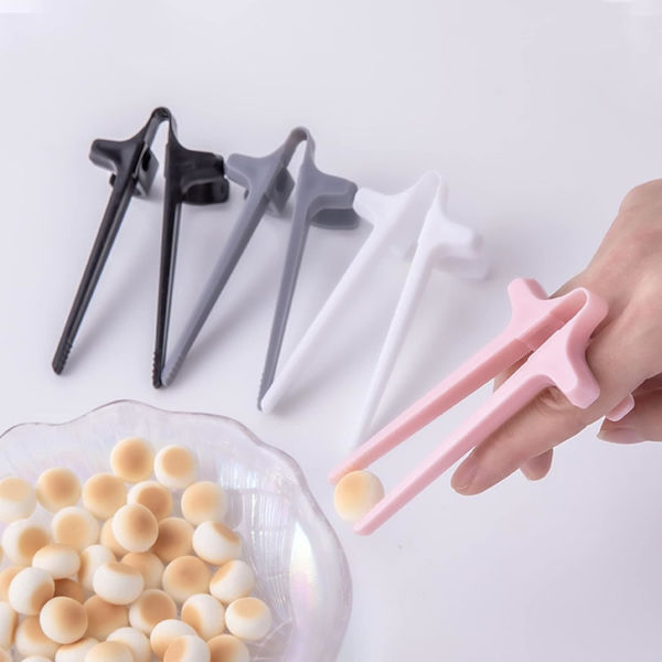 4 st fingerpinnar för lata människor Hjälp hållare Inte smutsiga snacks Handpinnar Finger Loo
