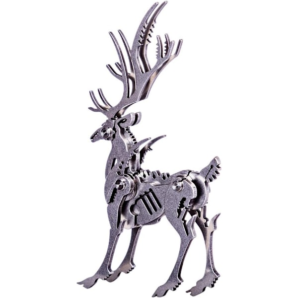 Älg 3D Metallpussel, Modell 3D Metallpussel Laser Cut Pussel, Co