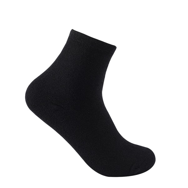 Pakke med 10 sorte sokker herre bomuld sportsstrømper åndbare og C