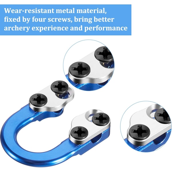 3 set bågskytte spänne compoundbåge metall D spänne metall D spänne