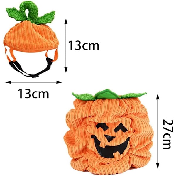 (\"M\" Størrelse) Halloween Græskar Hundekostume, Hund Kat Halloween Varm Kostume Outfit Halloween Kæledyr Cospla