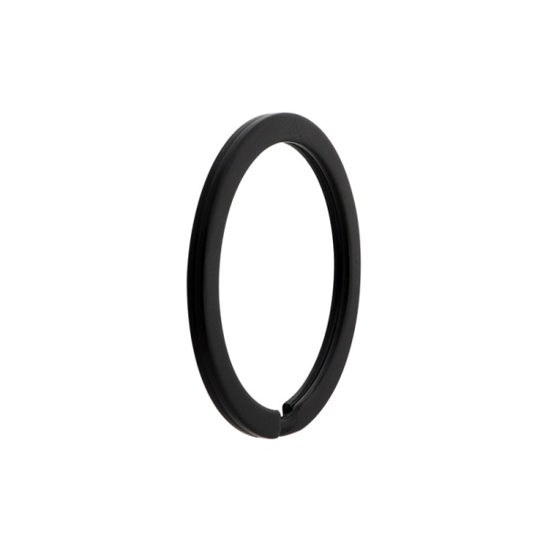 20 stk 1,18 tommer/30 mm diameter metall flate split nøkkelring X