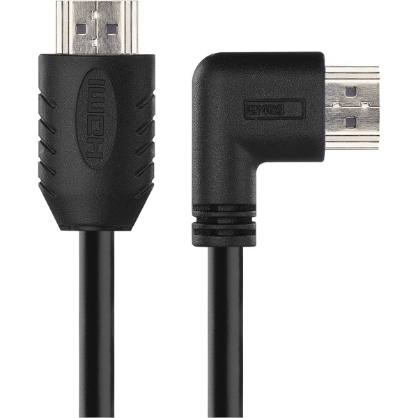 Höghastighets HDMI 2.0-kabel med Ethernet 1m, 18 Gbps höghastighet