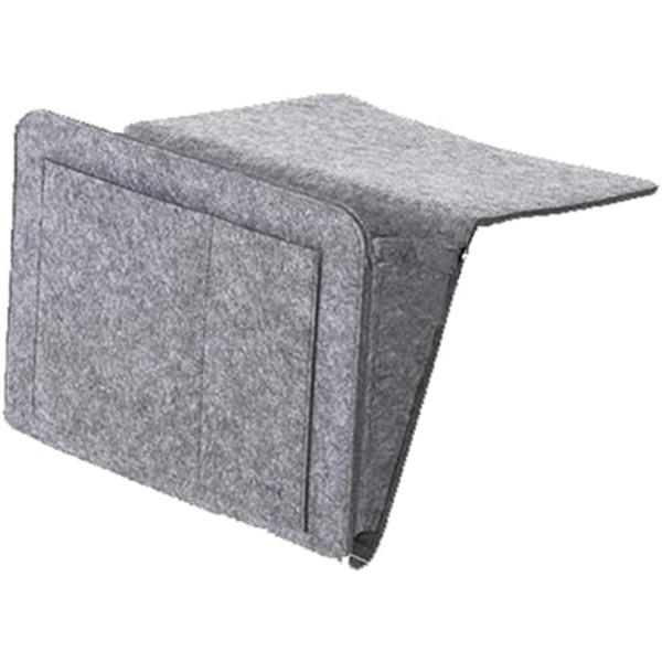 1 st hängande filt-sängbordssorterare för hem, säng, soffa, våningssängar (grå) N