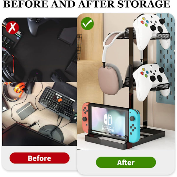 Gamepad-arrangør til Game Controller Holder Game Controller Head