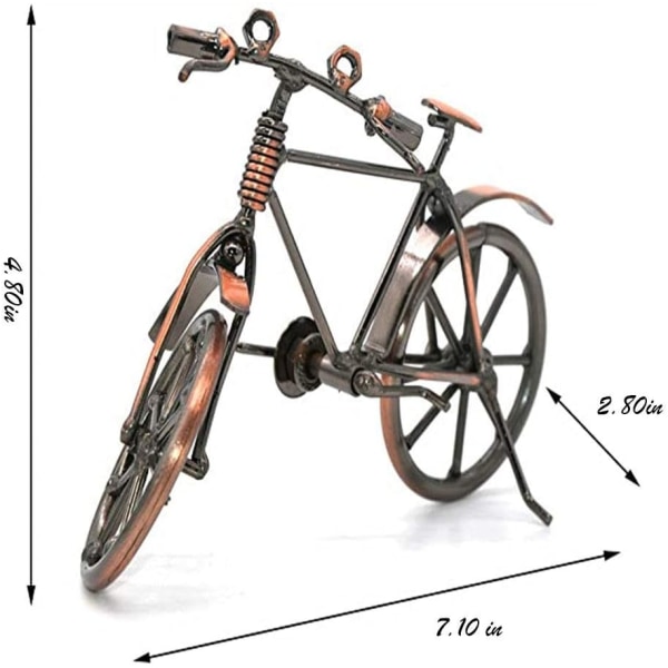 Kreativ smidesjärn cykelmodell, vintage konst cykel hem av