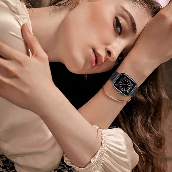 Kompatibel med Apple Watch Band 42mm 44mm 45mm 49mm, rostfritt S