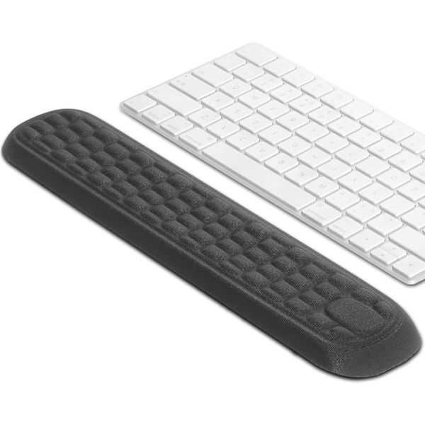 Mjuk handledsstöd för tangentbord, ergonomiskt handledsstöd i minnesskum för kontor, dator, bärbar dator,