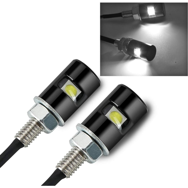 LED-lampa Bil & Motorcykel registreringsskylt Glödlampor Skruv Bult LED Ligh