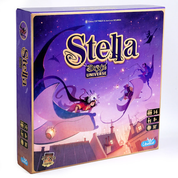 Libellud Stella - Dixit Universe Brädspel Åldrar 8+ 3-6 Spelare 30 Minuters Speltid C