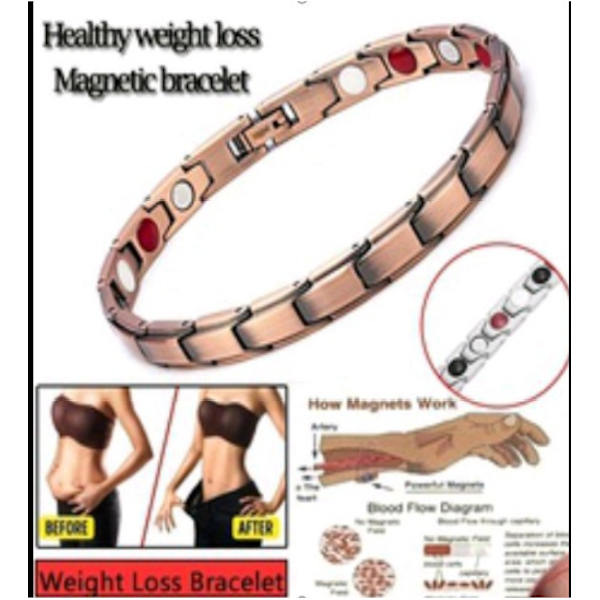 Elegant Koppar Magnetterapi Armband för Kvinnor, Smärtlindring E