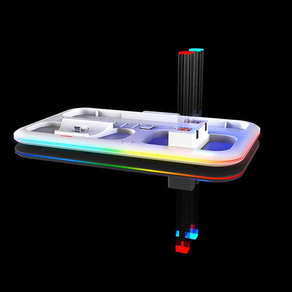 7 i 1 LED-opladerdock kompatibel med Joy-Cons og controller